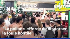 Un groupe de jeunes vandalisent un magasin à Melbourne, la police anti-émeute débarque 