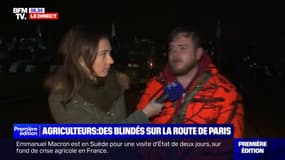 Yvelines: "Le programme de la journée va être de tenir ce lieu-là" témoigne le président des Jeunes Agriculteurs