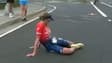 Taylor Knibb lors des Mondiaux d'Ironman, le 12 octobre 2025 à Hawaï