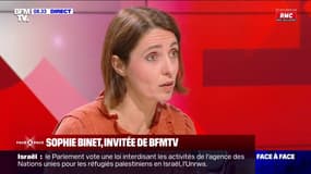 "Vu l'état du pays, on a besoin d'un Premier ministre en forme": Sophie Binet (CGT) évoque l'état de santé de Michel Barnier