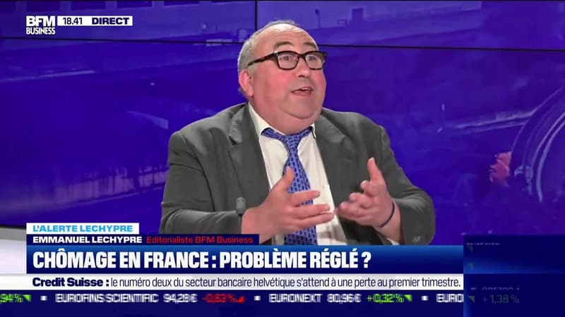 Emmanuel Lechypre : Le problème du chômage est-il réglé en France ? - 20/04