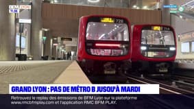 Métropole de Lyon: pas de métro jusqu'à mardi sur la ligne B