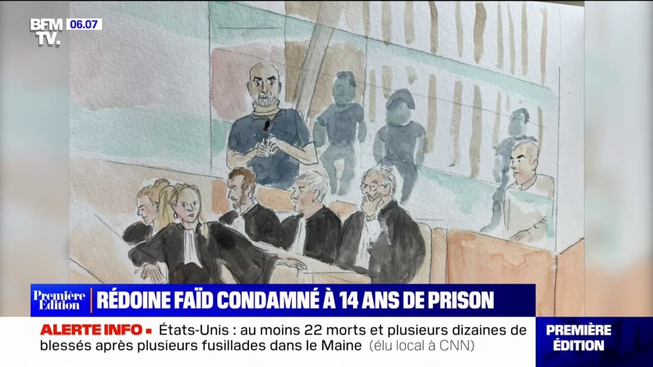 Rédoine Faïd Condamné à 14 Ans De Réclusion Criminelle Dans Le Procès De Lévasion Par