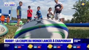 Rugby : la coupe du monde lancée à Chaponnay