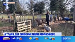 Normandie: À 17 ans elle dirige sa ferme pédagogique