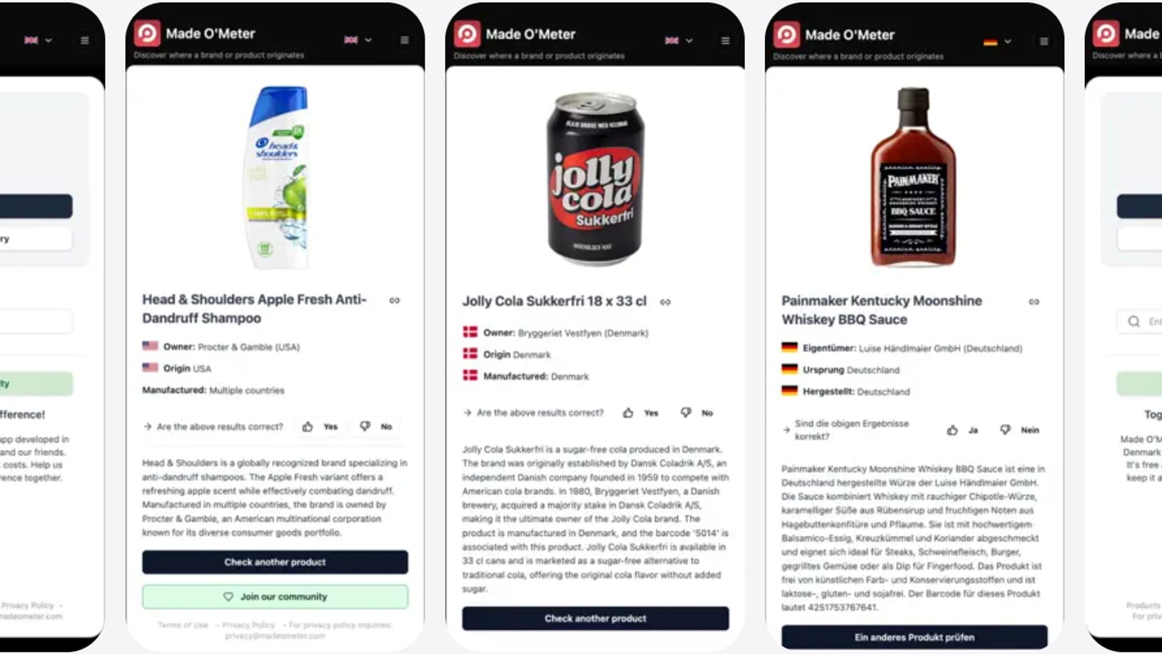 L'application Made O'Meter cartonne au Danemark.