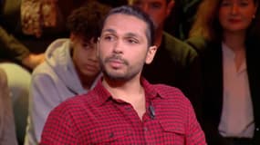 Benoît Trémoulinas, sur le plateau de l'émission J+1