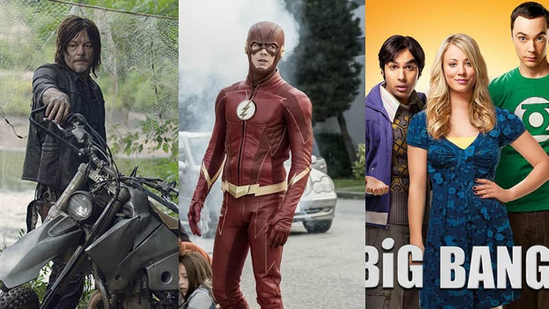 "The Walking Dead", "The Flash" et "The Big Bang Theory", séries le splus téléchargées en 2018.