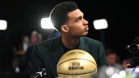 Victor Wembanyama, le 22 juin 2023 lors de la Draft NBA