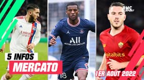 Wijnaldum, Veretout, Cherki... Les 5 infos mercato du 1er août à la mi-journée 