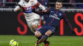Nabil Fekir et Marco Verratti
