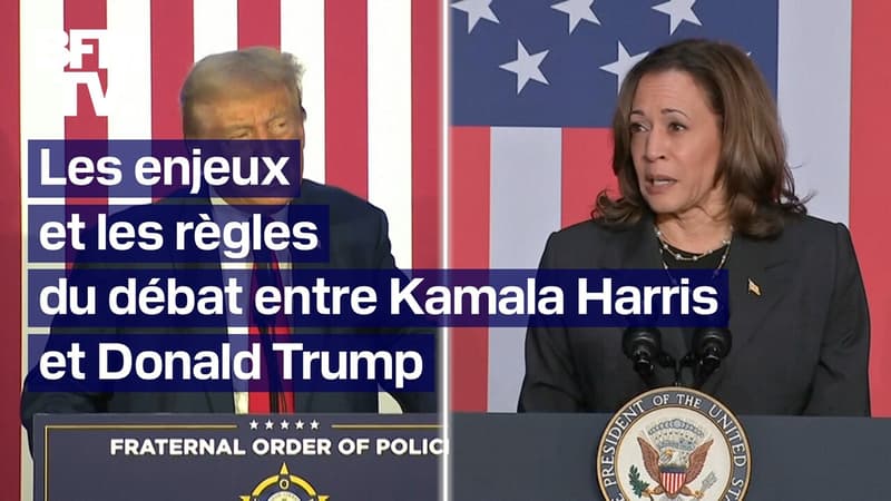 Deux minutes par question et micros fermés: les règles du débat entre Kamala Harris et Donald Trump