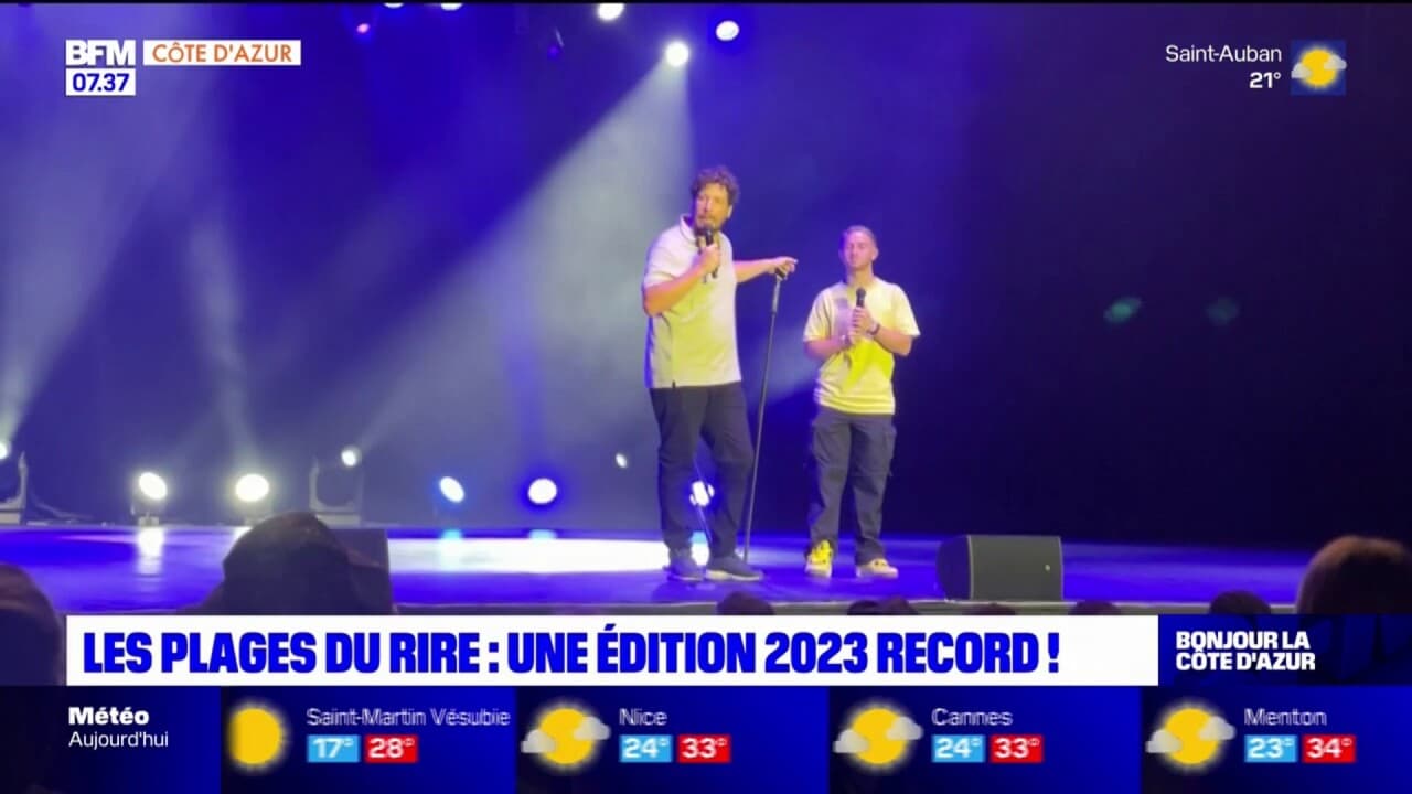 Nice édition 2023 réussie pour les Plages du Rire Nice édition 2023 réussie pour les Plages du Rire