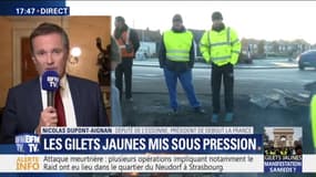 Gilets jaunes: Nicolas Dupont-Aignan considère qu'"il faut éviter d'aller manifester à Paris"