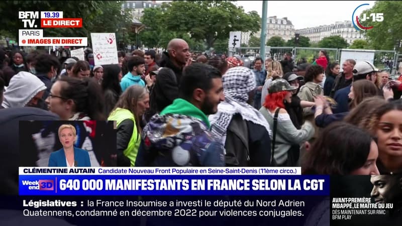 640 000 manifestants en France selon la CGT - 15/06