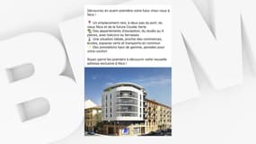 L'immeuble d'habitations prévu par Emerige Residentiel à la place de la Comédie de Nice. 