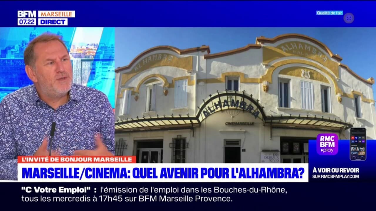Le directeur du cinéma L'Alhambra de Marseille présente la ...