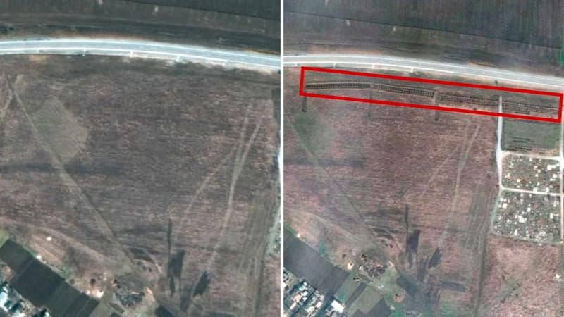 Guerre en Ukraine: des photos satellites montrent de potentielles fosses communes près de Marioupol
