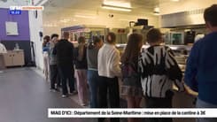 Mag d'ici : Département de la Seine-Maritime, mise en place de la cantine à 3€
