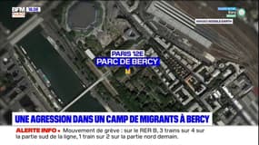 Paris: enquête ouverte après l'agression dans un camp de migrants à Bercy