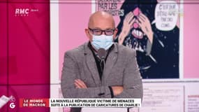 Le monde de Macron : La Nouvelle République victime de menaces suite à la publication de caricatures de Charlie ! – 21/10