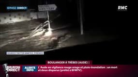 Orage dans l'Aude : "C'est impressionnant" réagit sur RMC un boulanger à Trèbes