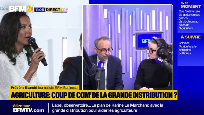 Réunion Karine Le Marchand/grande distribution: un coup de communication de la grande distribution ?