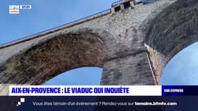 Aix-en-Provence: le viaduc au-dessus de l'A8 montre des signes d'érosion