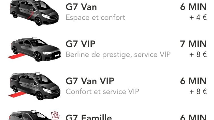 À partir de la fin août, l'option G7 vélo doit faire son apparition dans l'application. À partir de la fin août, l'option G7 vélo doit faire son apparition dans l'application.