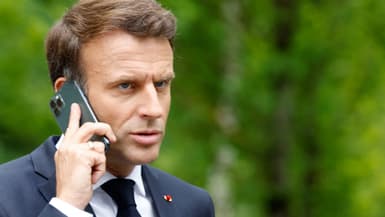Emmanuel Macron, le 28 juin 2022 en Allemagne