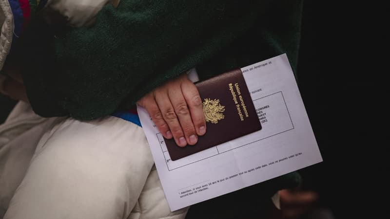 Un passeport français (image d'illustration)
