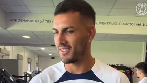 Leandro Paredes au Camp des Loges