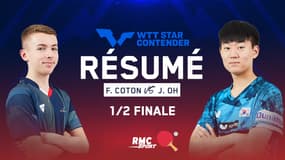 Résumé : le prodige Flavien Coton (16 ans) s'est-il qualifié en finale ? (WTT Star Contender Chennai)