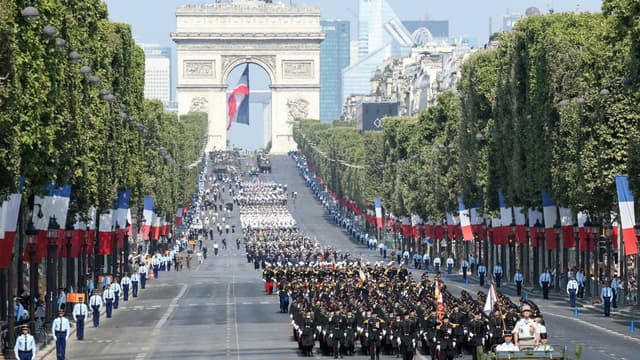 Le défilé du 14-Juillet - Image d'illustration