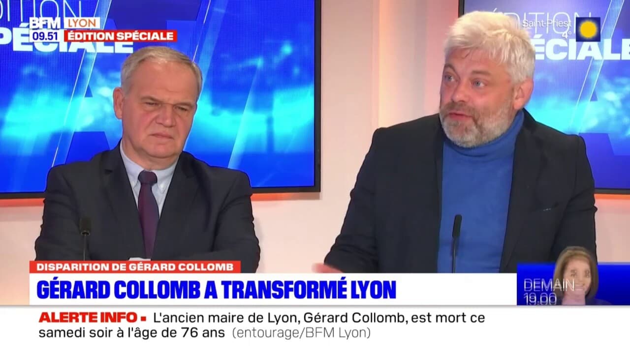 Mort De Gérard Collomb Pour Romain Blachier Lancien Maire De Lyon Représente Le 