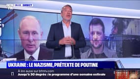 ÉDITO - "En filigrane du conflit en Ukraine se joue une guerre de récit entre Poutine et Zelensky"