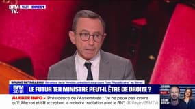 Pour Bruno Retailleau (LR), le Rassemblement national est "un parti girouette sur tous les sujets"