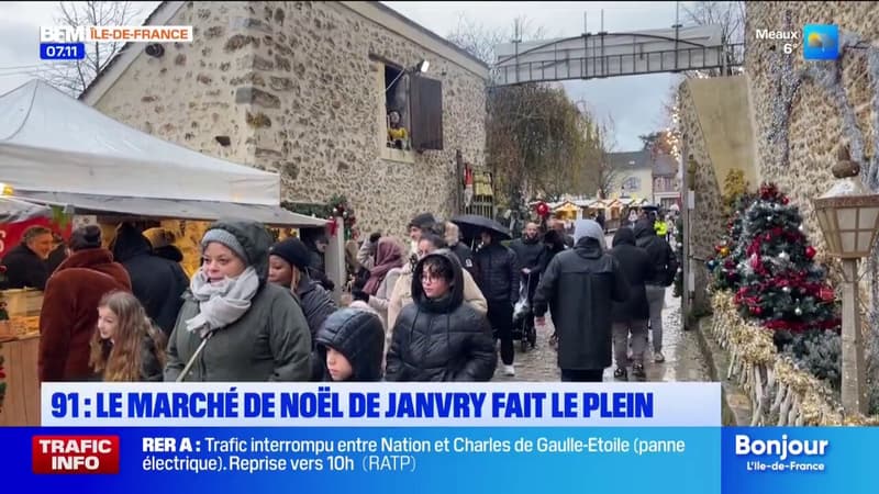 Le marché de Noël de Janvry fait le plein