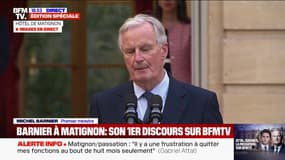 "Le sectarisme est une preuve de faiblesse": Michel Barnier rend hommage à sa mère lors de la passation de pouvoir à Matignon