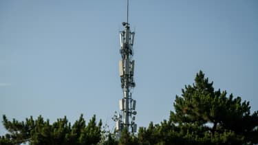 Une antenne utilisée pour le réseau 5G, à Pékin le 19 mai 2020