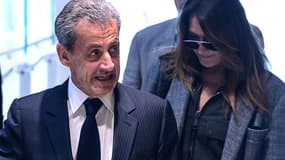 Nicolas Sarkozy et Carla Bruni au tribunal de Paris le 8 avril 2025