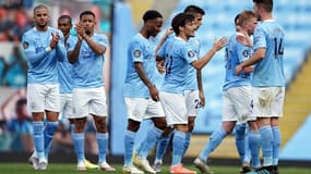 Les joueurs de Manchester City