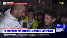 France-Argentine: la déception des Marseillais sur le Vieux-Port