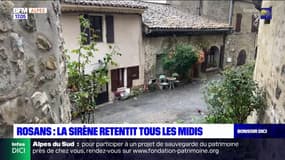 Alpes-de-Haute-Provence: à Rosans, la sirène retentit tous les midis
