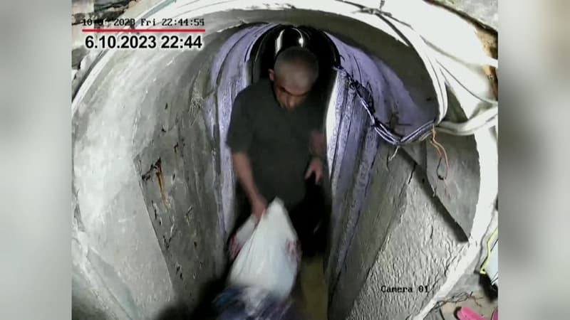 Israël dévoile des images de Yahya Sinouar dans un tunnel de Gaza avant les attaques du 7-Octobre