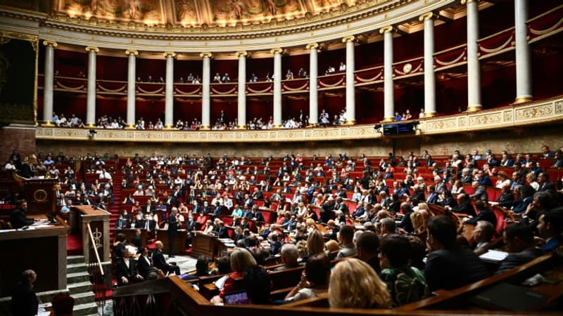 L Assemblee nationale a Paris le 19 juillet 2022 1455230
