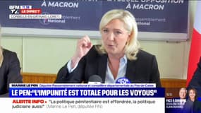 Marine Le Pen: "L'outrance de Jean-Luc Mélenchon sert Emmanuel Macron"