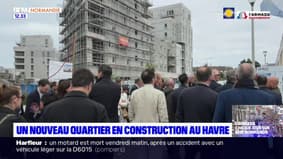 Le Havre: un nouveau quartier en construction dans le secteur Dumont d'Urville