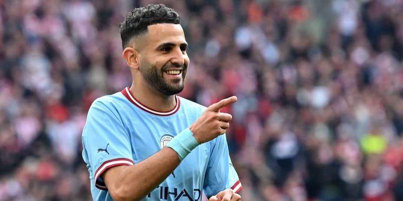 Riyad Mahrez buteur avec Manchester City en FA Cup, avril 2023