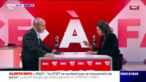 SNCF: "La CFDT ne soutient pas ce mouvement de grève", déclare Laurent Berger 